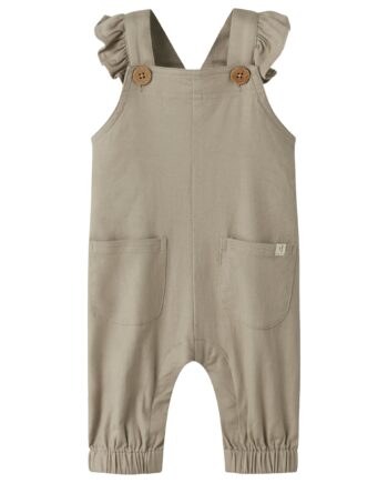 Lil Atelier Doreen Loose Twill Overall Oxford Tan 56 Cm