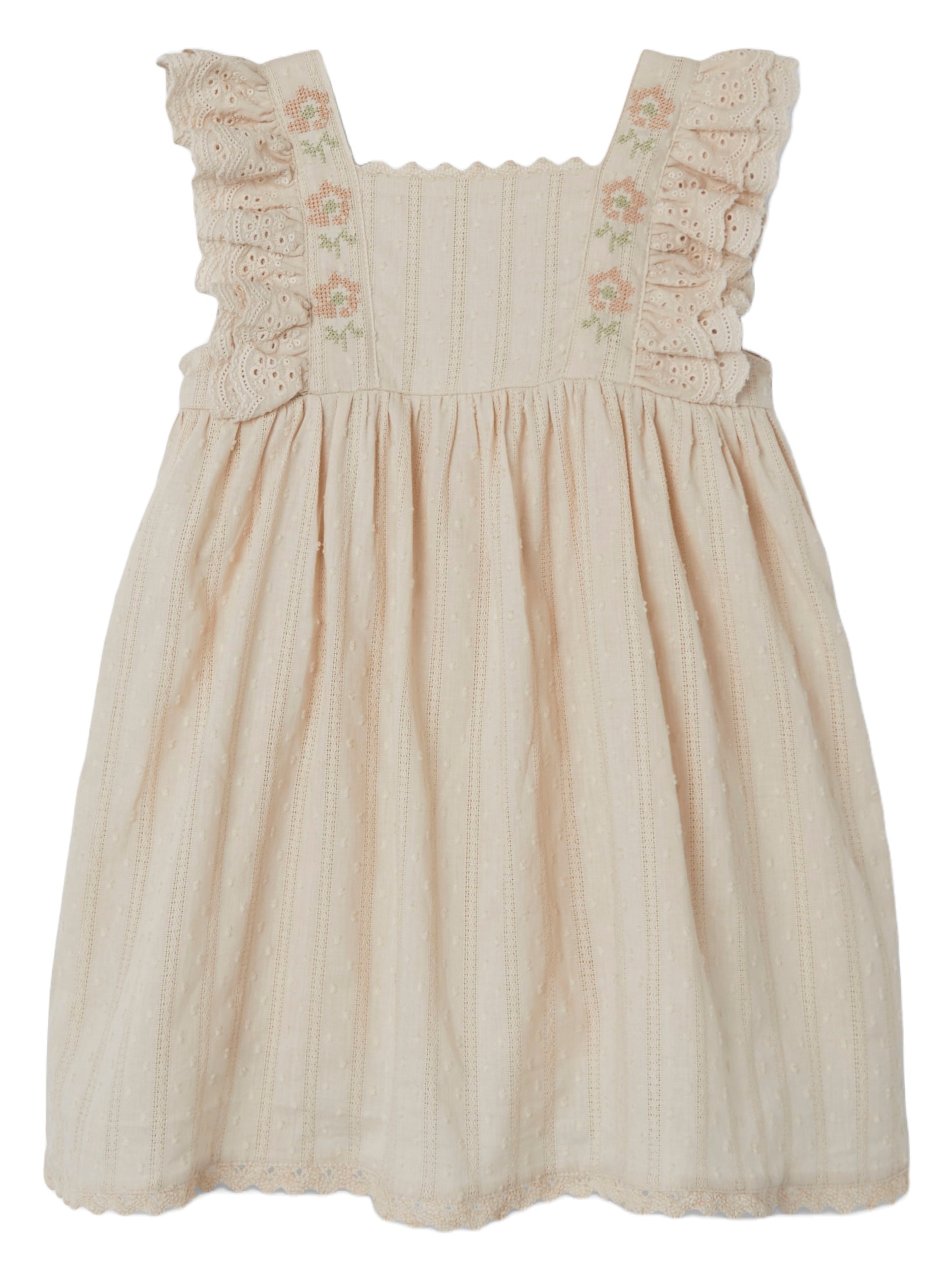 Lil Atelier Fannie Loose Dress Sandshell 92 Cm