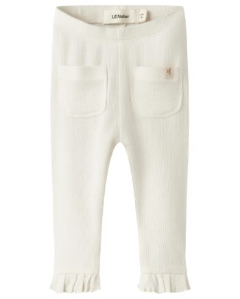 Lil Atelier Frijo Slim Leggings Coconut Milk 56 Cm