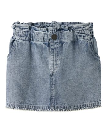 Lil Atelier Funda Loose Denim Skirt Medium Blue Denim 92 Cm