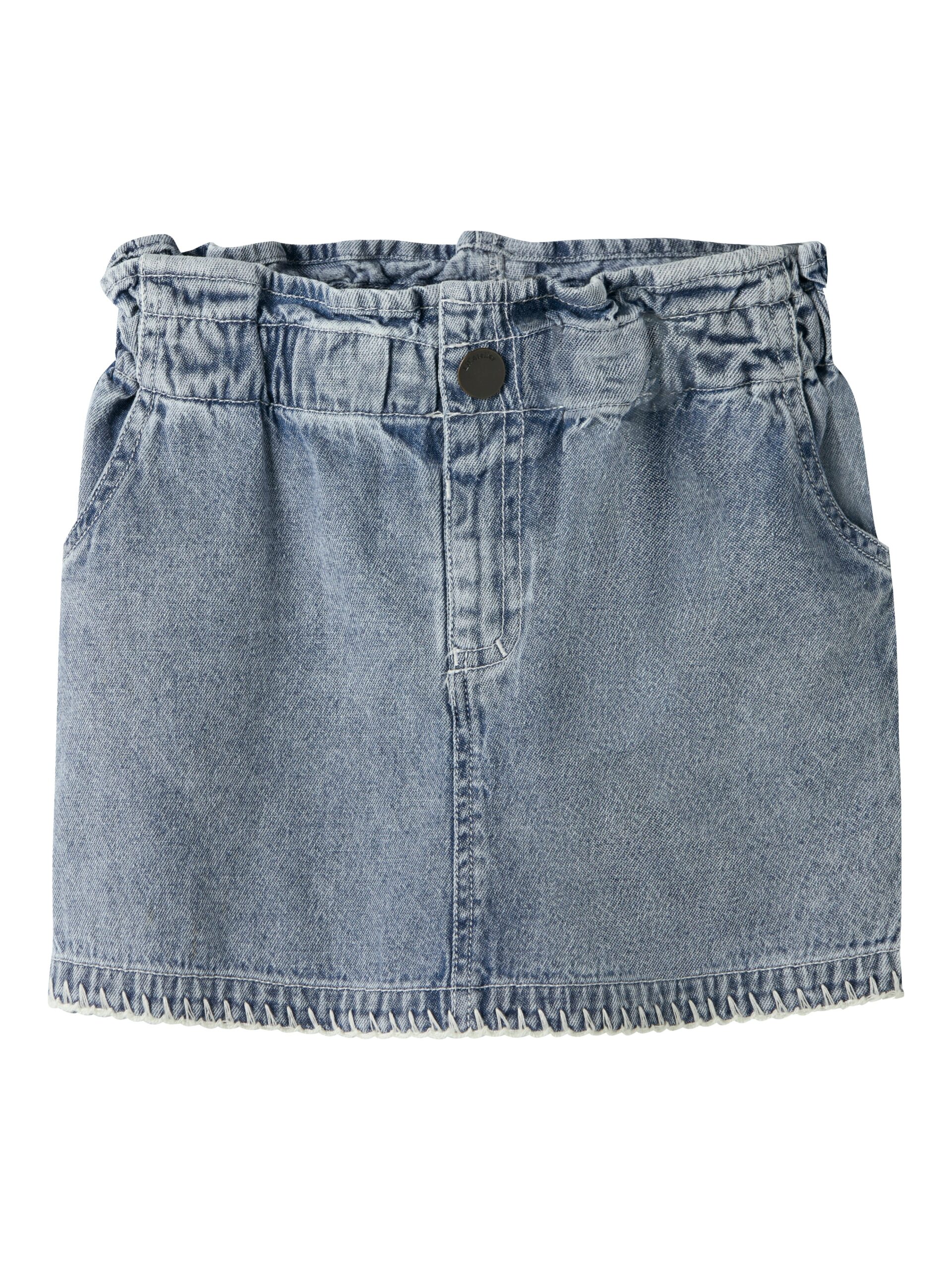 Lil Atelier Funda Loose Denim Skirt Medium Blue Denim 92 Cm