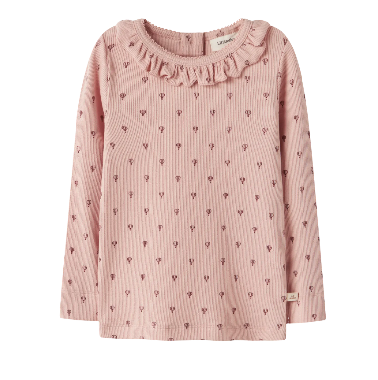Lil Atelier Gago Kis Slim Top Cameo Rose Air Balloon 92 Cm