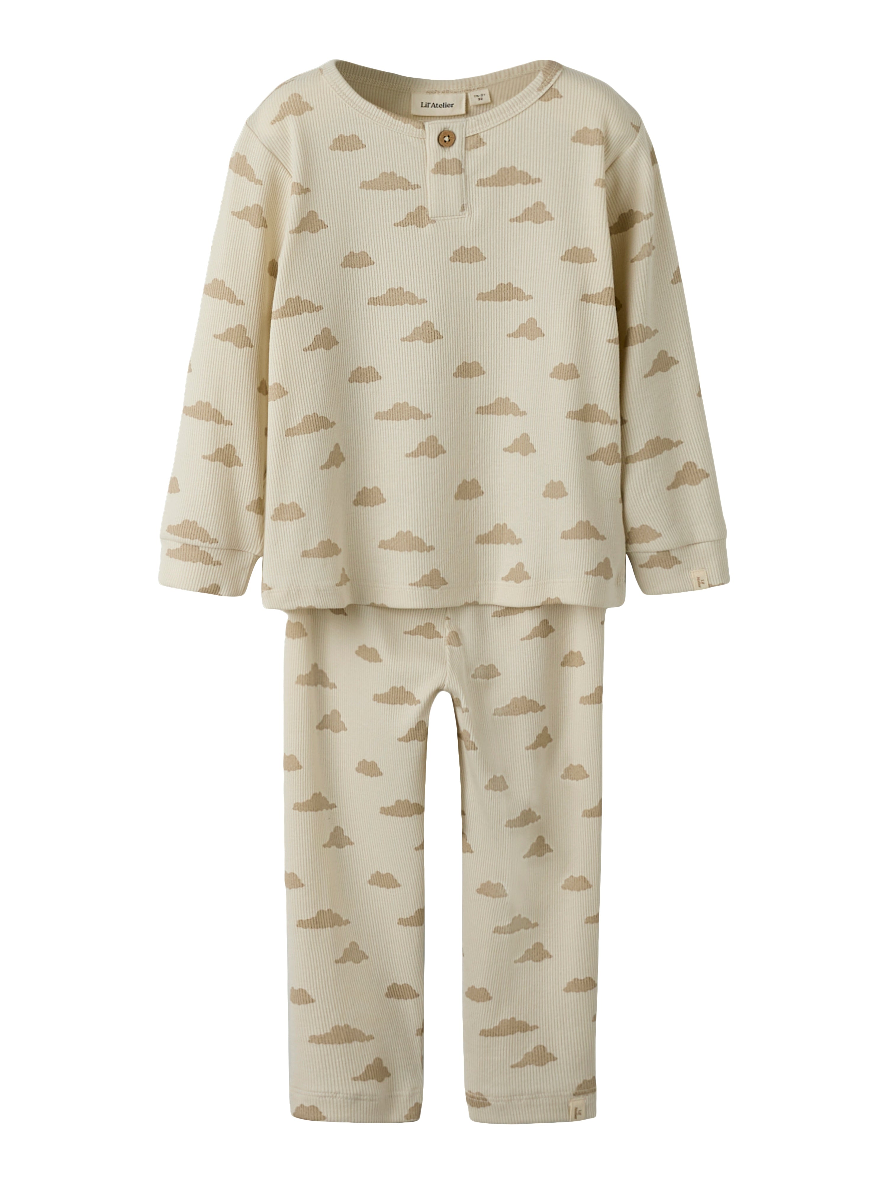 Lil Atelier Gago Ls Nightset Turtledove Sky 92 Cm