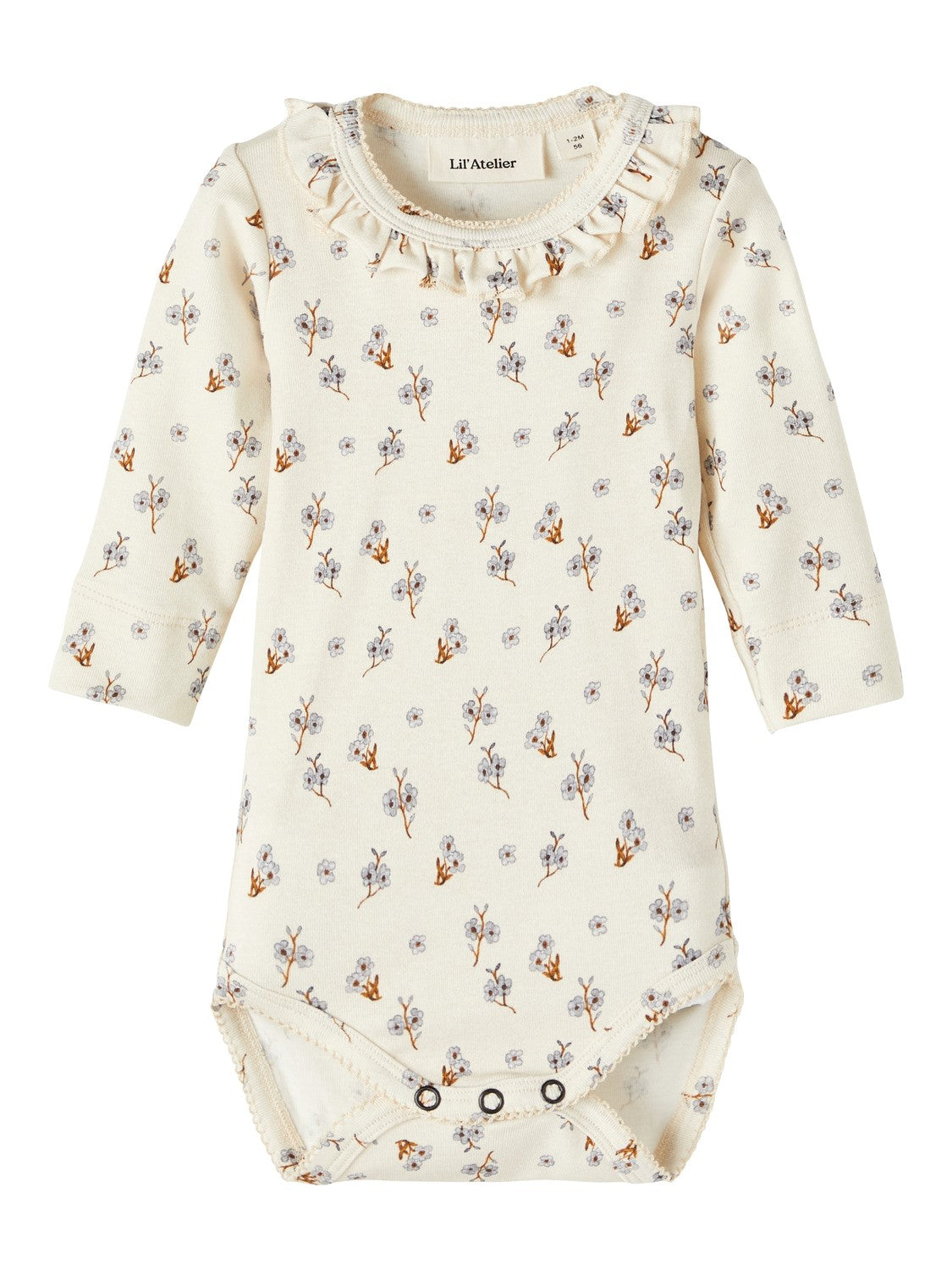 Lil Atelier Gaya Slim Ls Body Turtledove 56 Cm