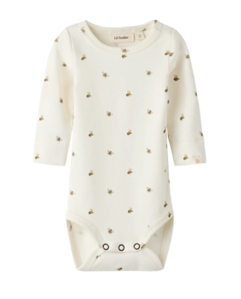 Lil Atelier Gayo Gus Ls Slim Body Coconut Milk Bee 56 Cm