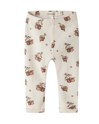 Lil Atelier Gayo Sig Slim Leggings Turtledove Apple 56 Cm