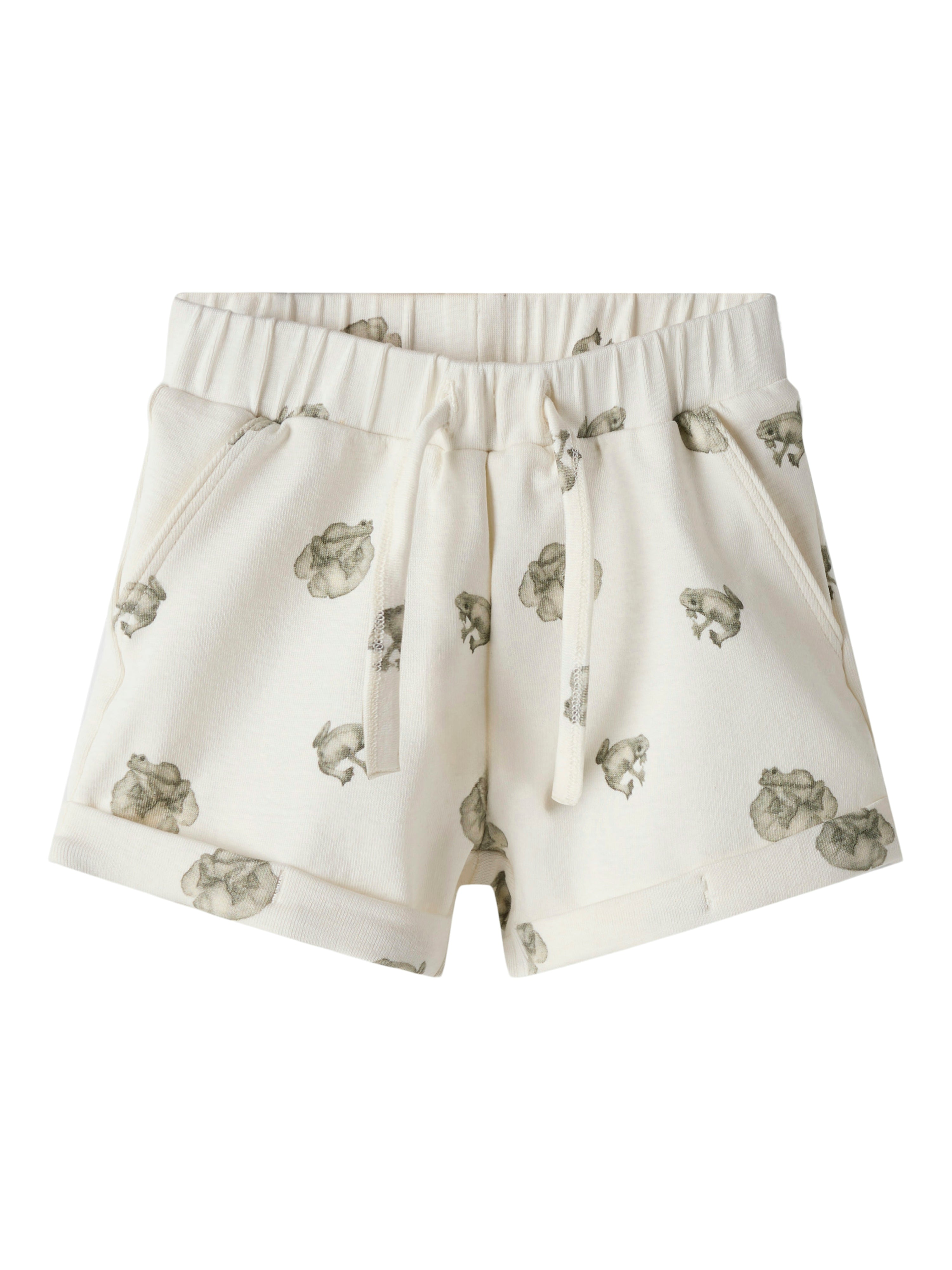 Lil Atelier Gayo Syn Shorts Coconut Milk Frog 56 Cm
