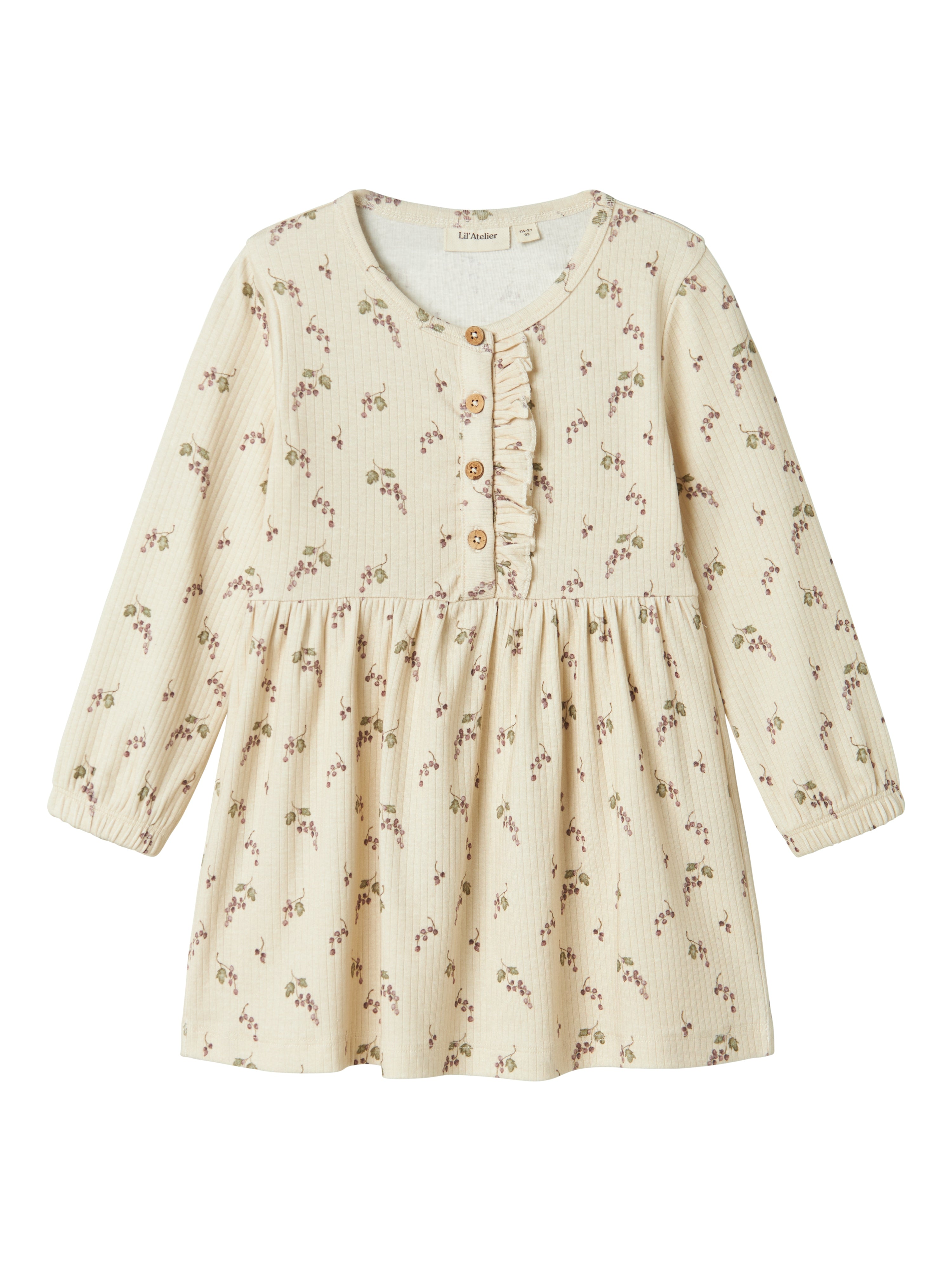 Lil Atelier Gio Dress Birch Berries 92 Cm