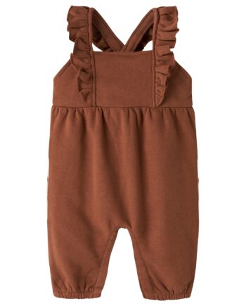 Lil Atelier Ilondon Ruk Loose Sweat Overall Maple Syrup 56 Cm