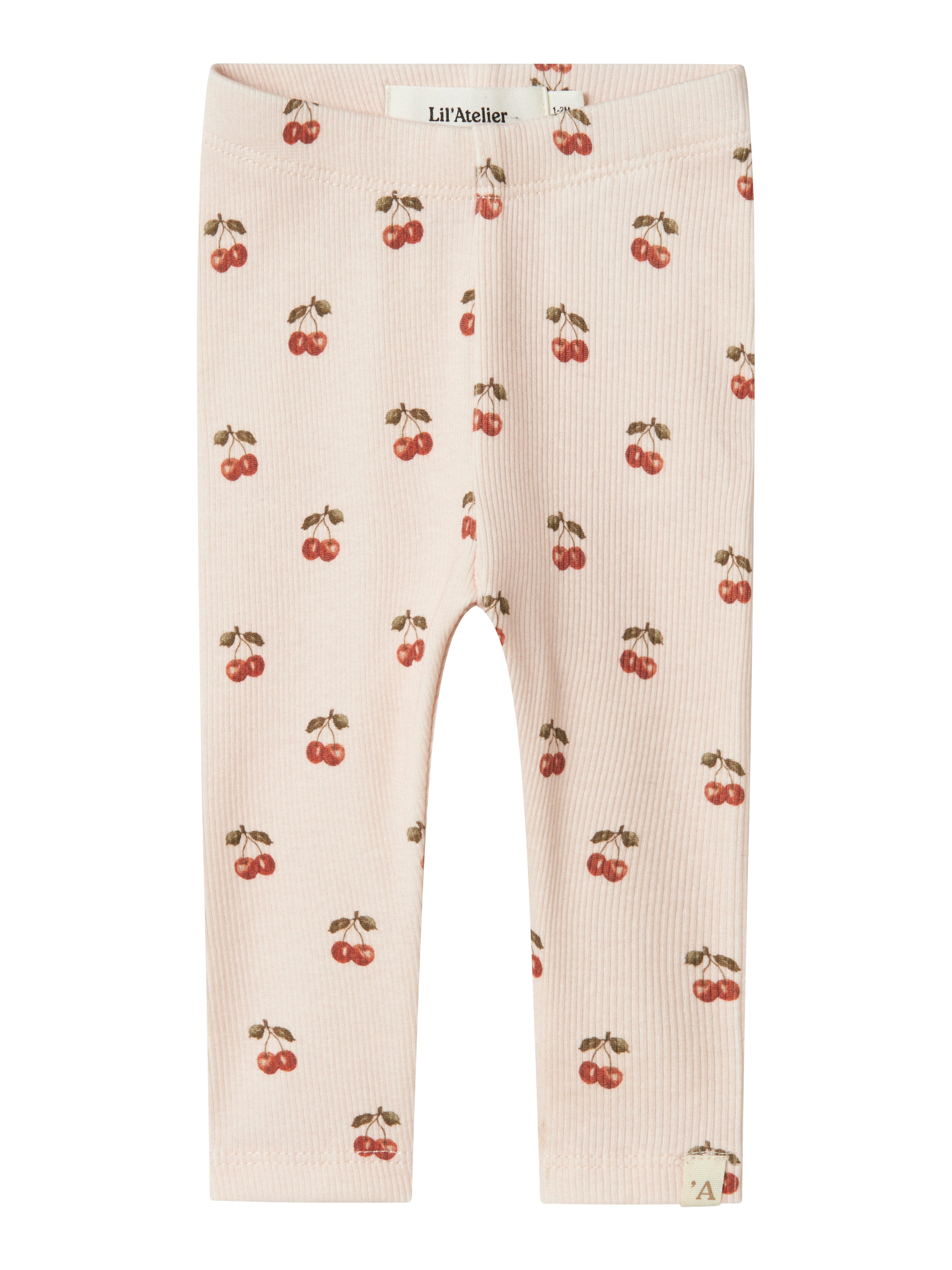 Lil Atelier Lavo Elf Leggings Noos Silver Peony Cherry 56 Cm