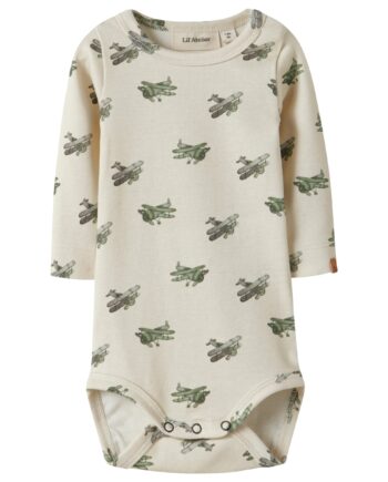 Lil Atelier Layo Geu Ls Slim Body Coconut Milk Airplane 56 Cm