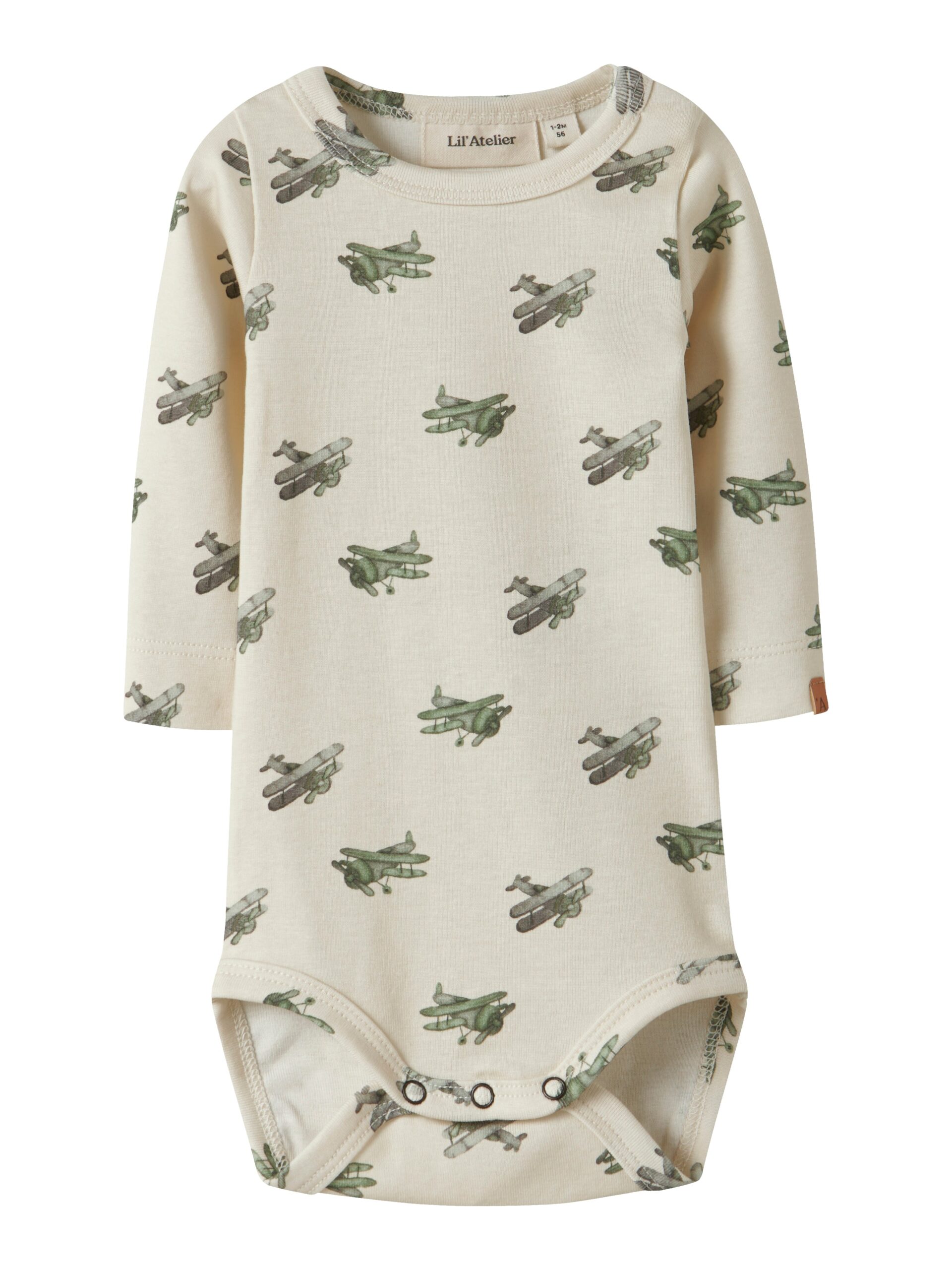 Lil Atelier Layo Geu Ls Slim Body Coconut Milk Airplane 56 Cm