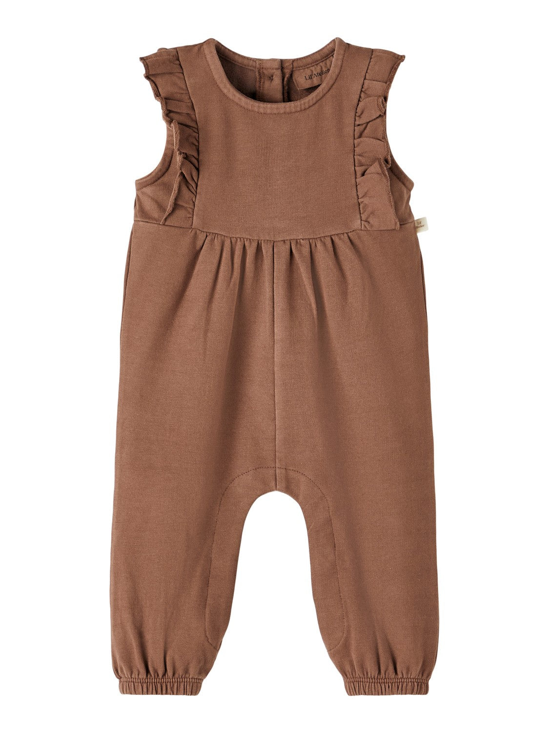 Lil Atelier Leslie Loose Sweat Overall Rocky Road 56 Cm