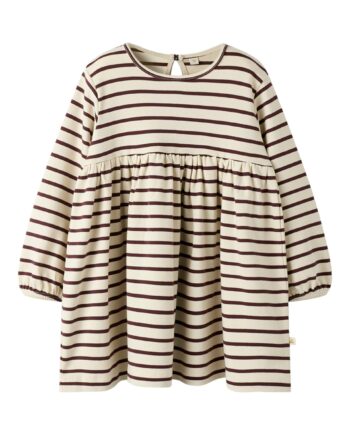 Lil Atelier Limia Loose Dress Turtledove Catawba Grape 92 Cm