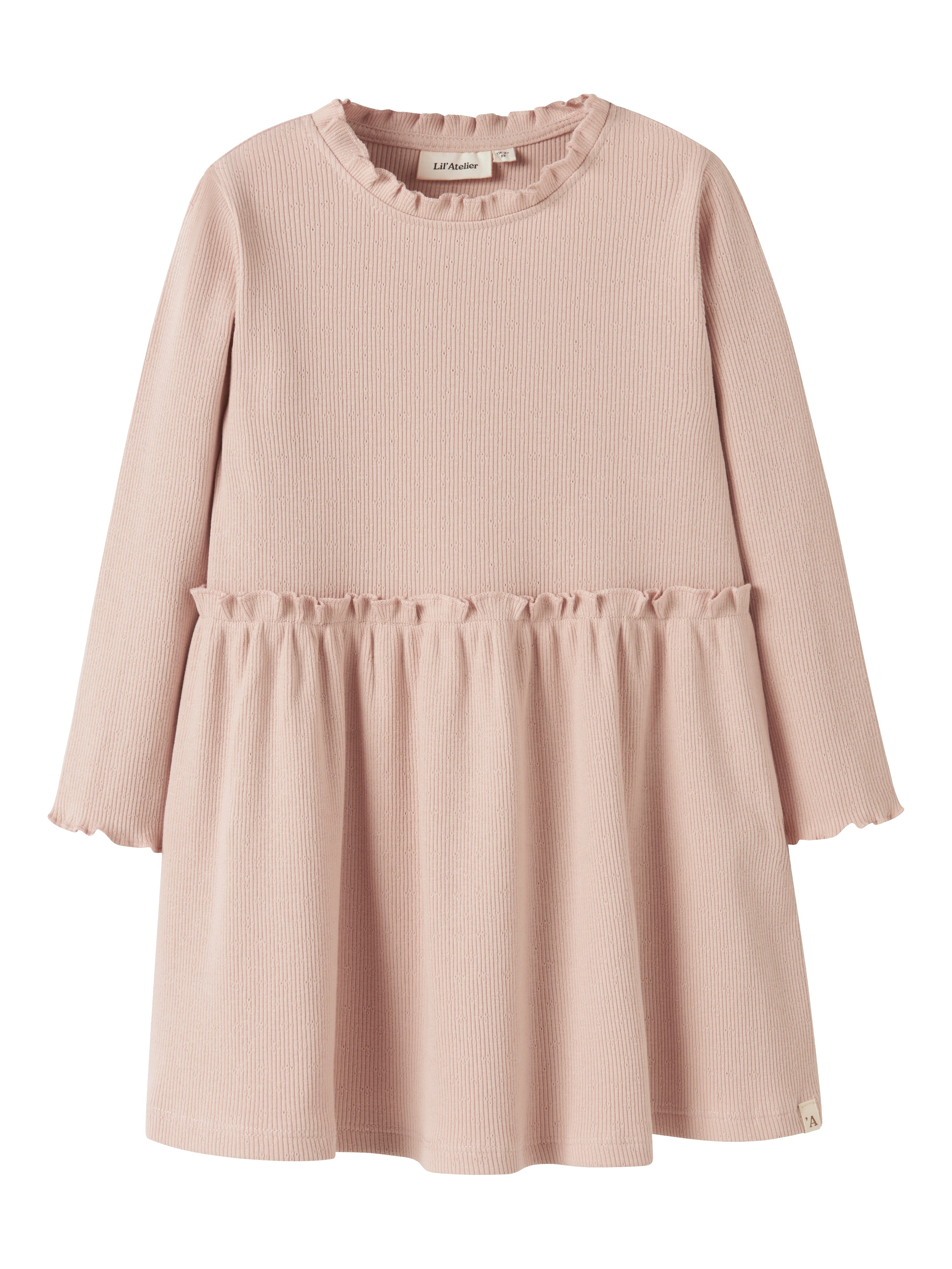 Lil Atelier Nora Ls Dress Cameo Rose 92 Cm