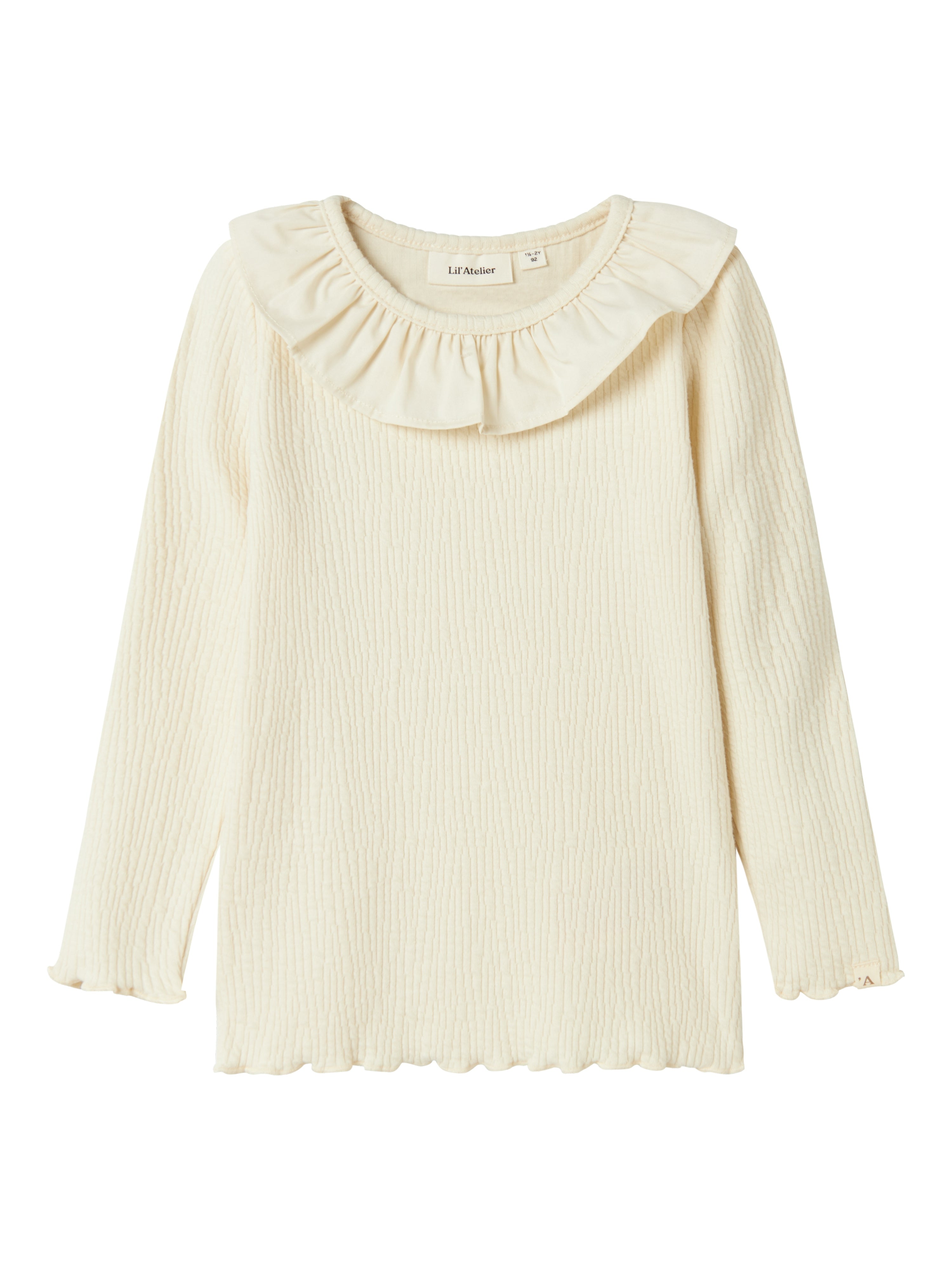 Lil Atelier Oline Slim Top Birch 92 Cm