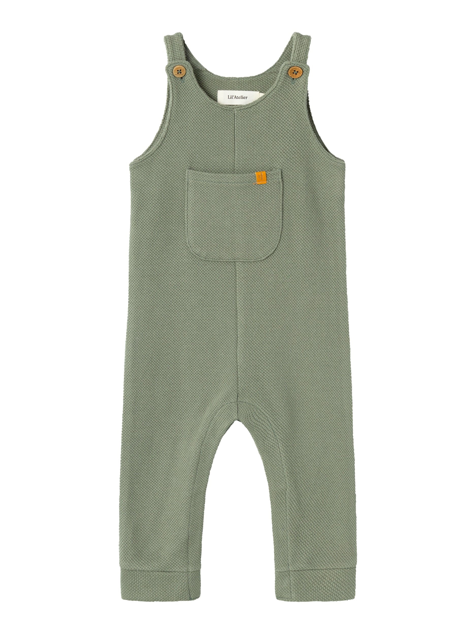 Lil Atelier Talio Sweat Overall Agave Green 56 Cm