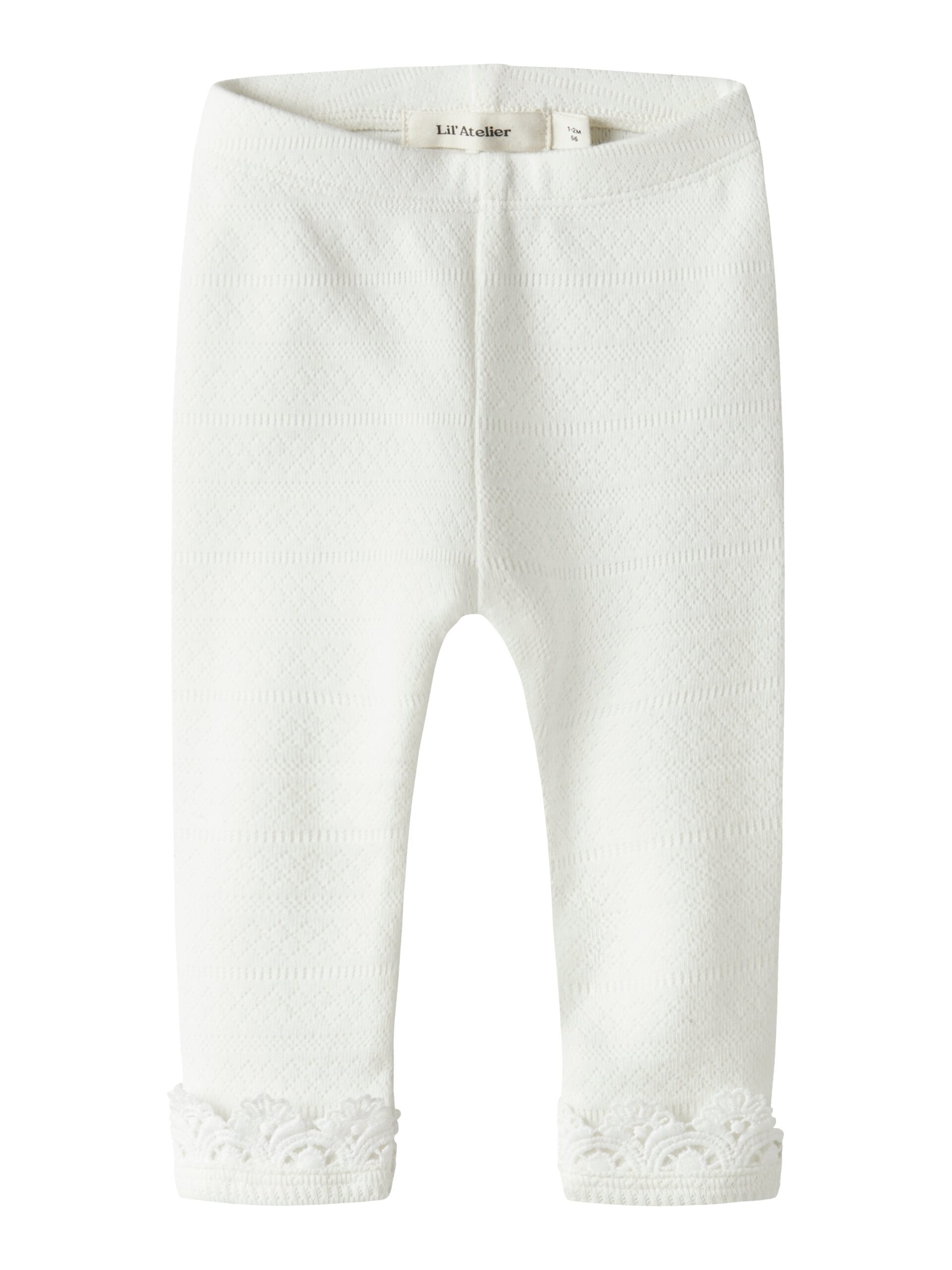 Lil Atelier Tapia Slim Leggings Coconut Milk 56 Cm