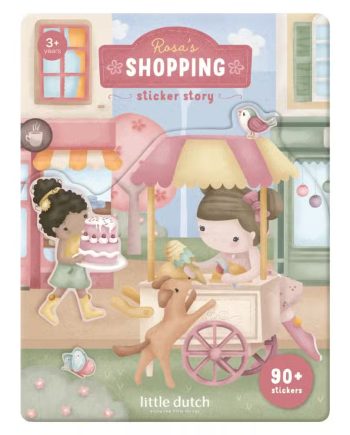 Little Dutch Klistermærkebog Rosa På Shopping