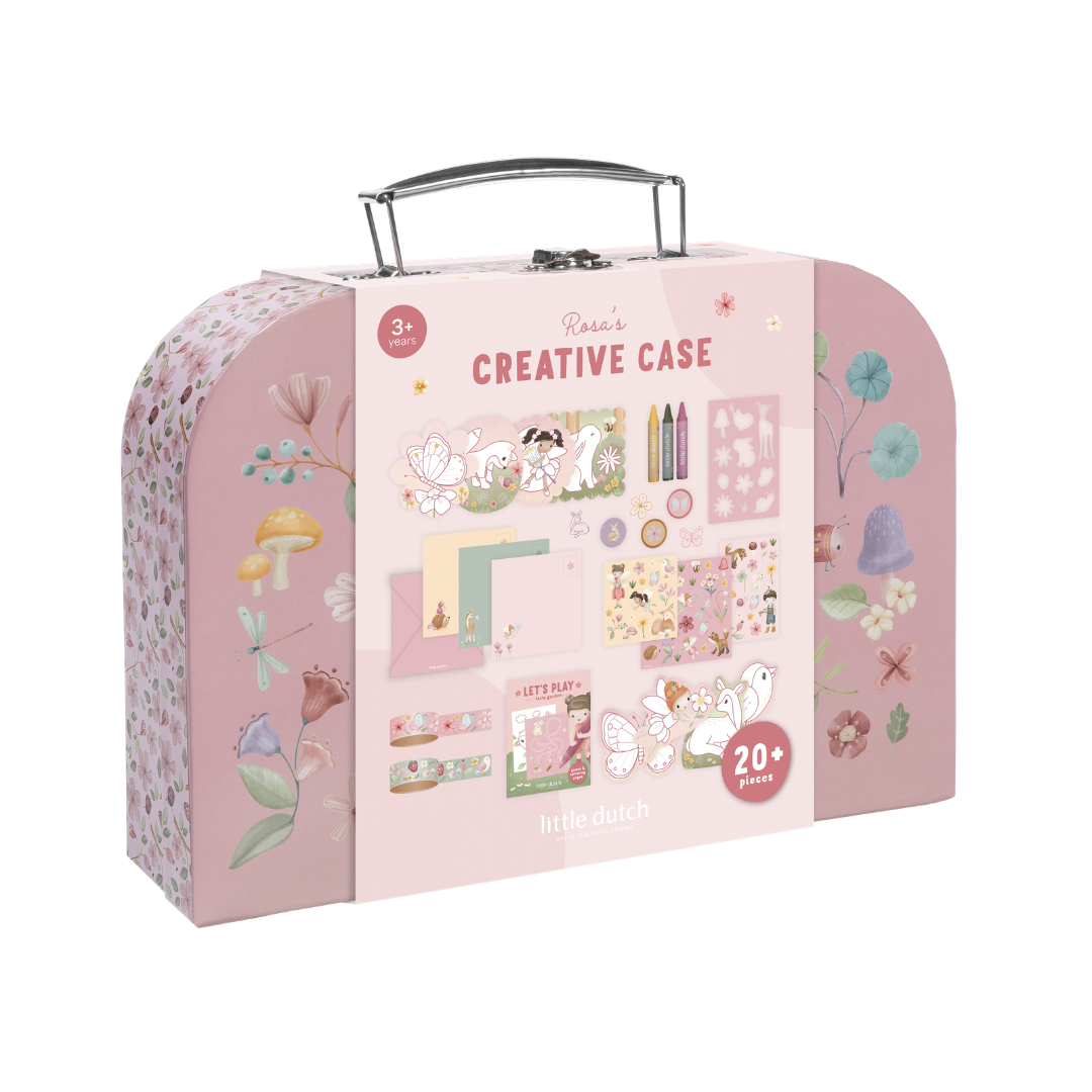 Little Dutch Kreativ Kuffert Rosa Fairy Garden