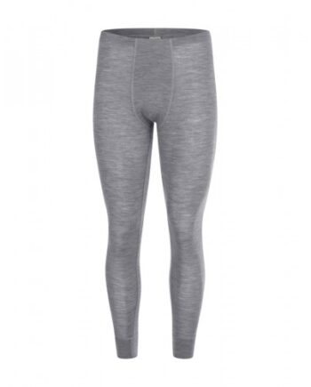 Longjohns Til Herre   100  Merino Uld Grey Melange