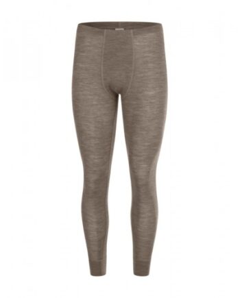 Longjohns Til Herre   100  Merino Uld Light Brown Melange