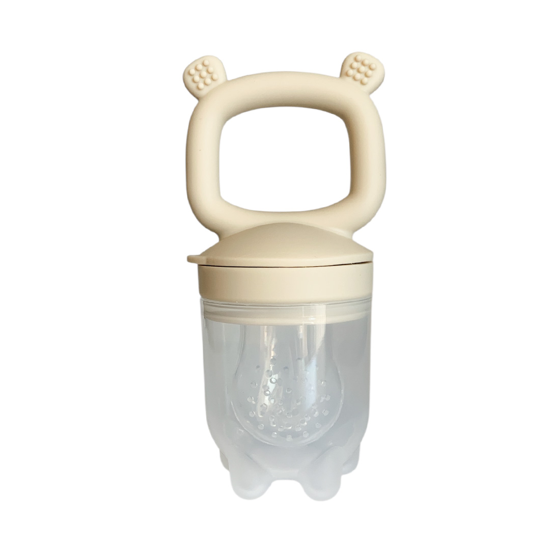 Magni Food Feeder  Mad Sut  Med Blødt Greb  Beige