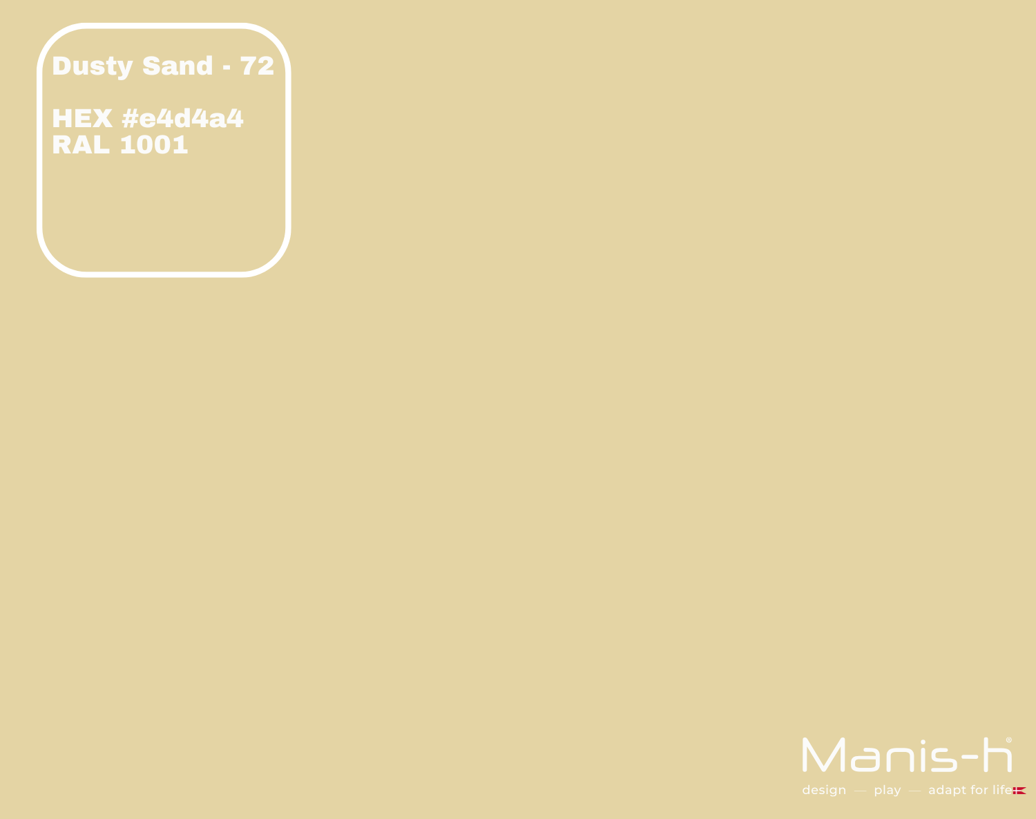 Manis- Sengehest åbent Design Dusty Sand 160 Cm