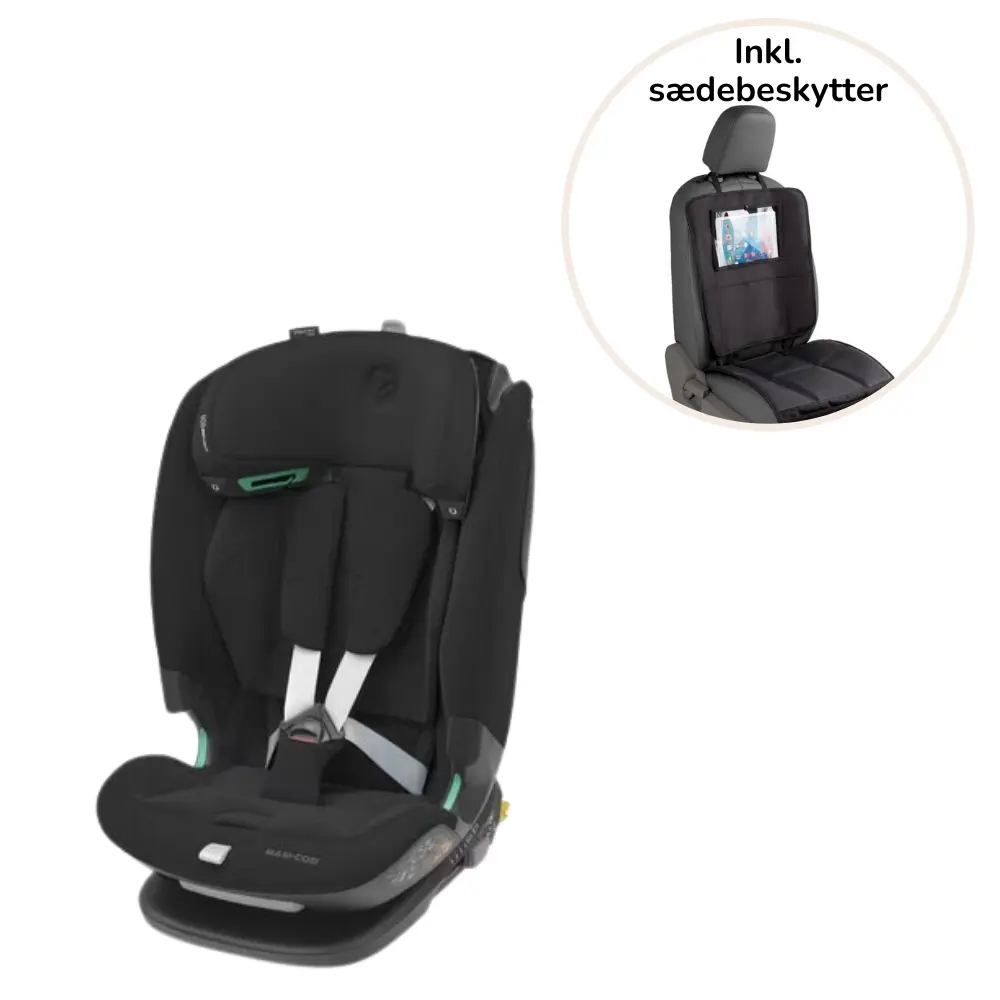 Titan Pro2 Authentic Black Inkl  3i1 Sædebeskytter