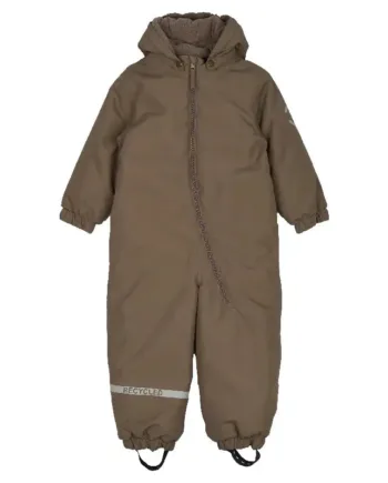 Mikk-line Flyverdragt Ensfarvet Chocolate Chip Str  80-116 104