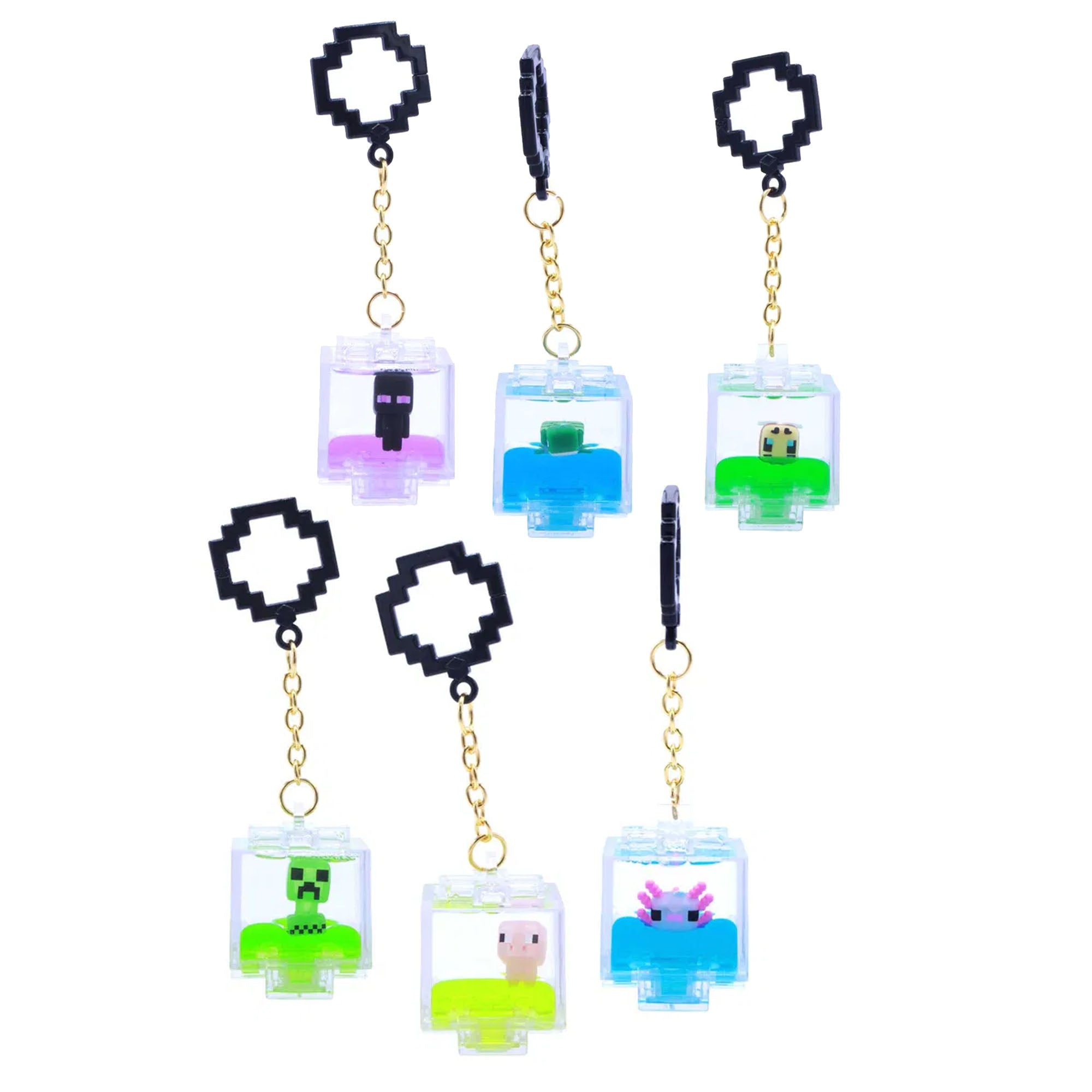 Minecraft Nøglering Assorteret   Stk