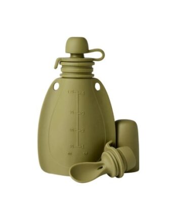 Mininor  Smoothie Pouch Med Ske  120 Ml  Moss Green