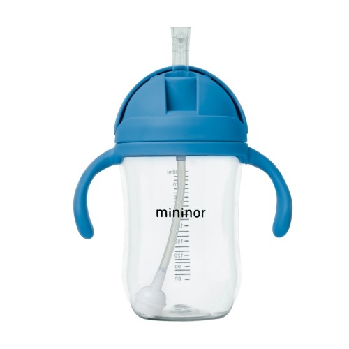 Mininor  Sugerørskop Drypfri  330 Ml  Blue Whale