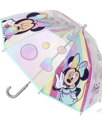 Minnie Mouse Børneparaply Regnbue