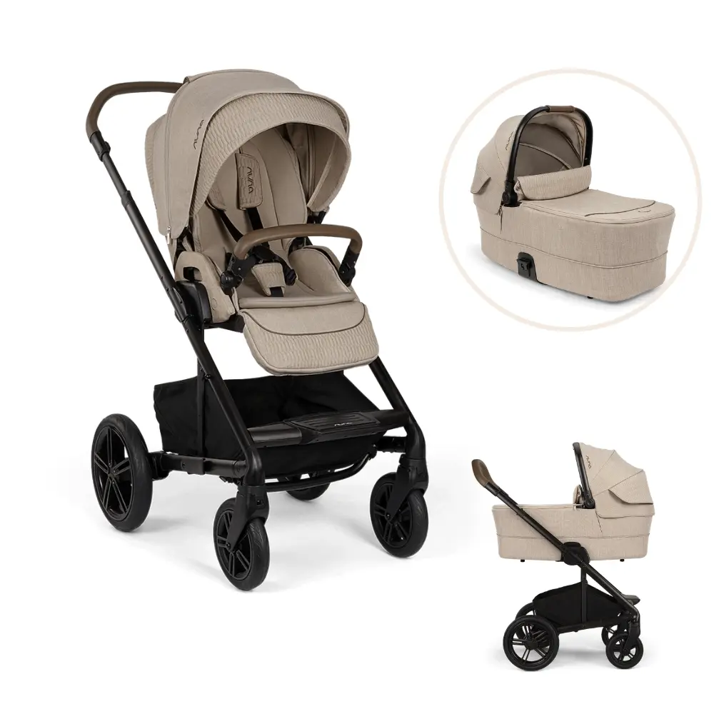 Mixx Next Klapvogn Inkl  Liggedel Chestnut