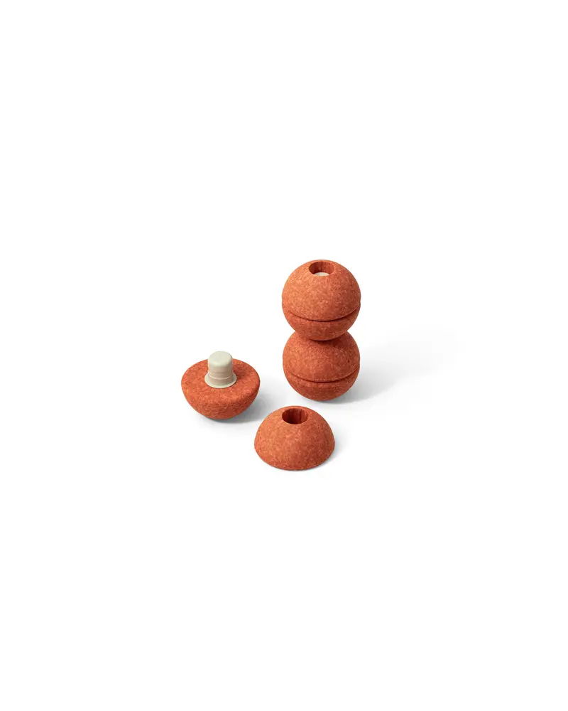 Modu 3x Skumbolde Burnt Orange Dusty Green