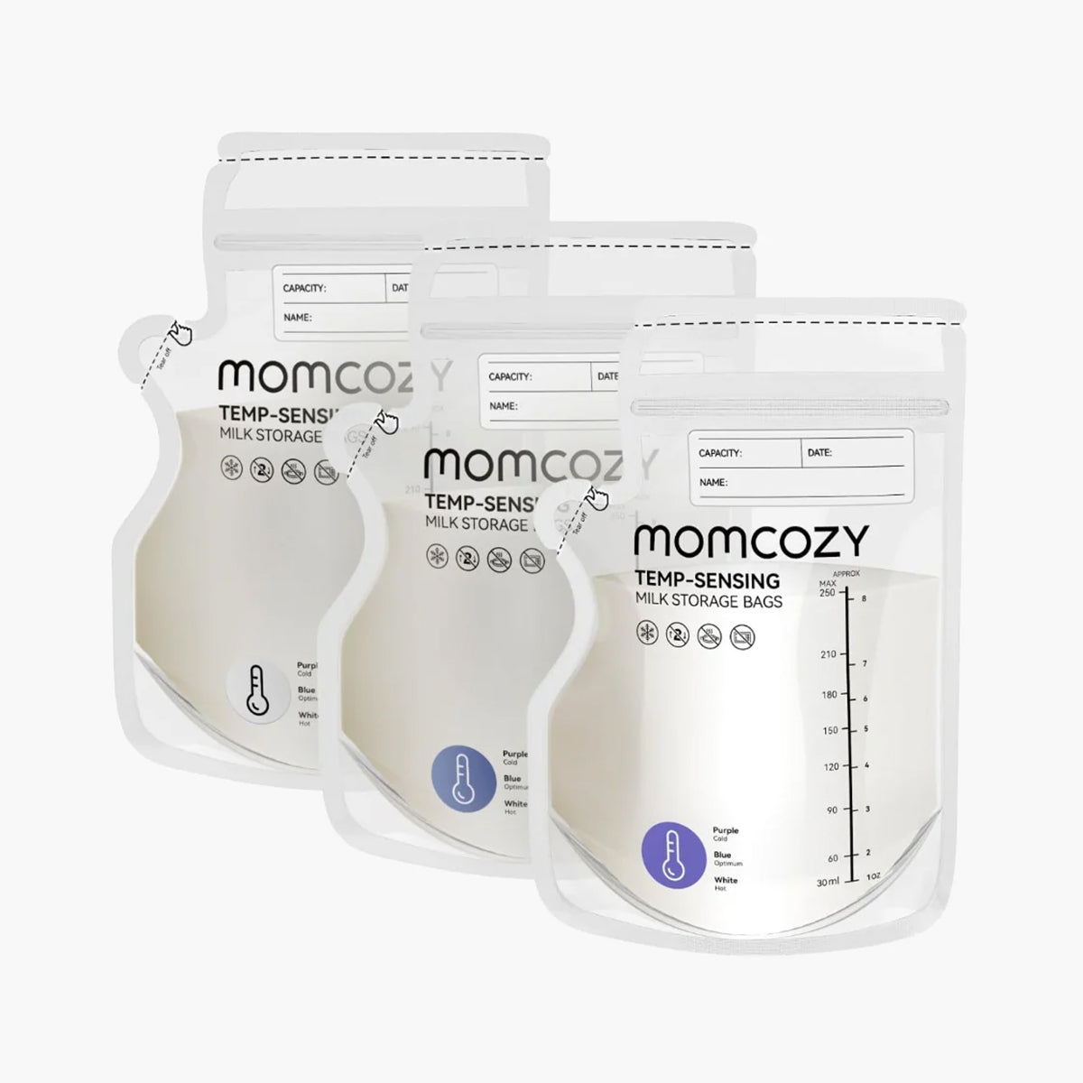 Momcozy Spout Opbevaringsposer Til Brystmælk 120 Stk