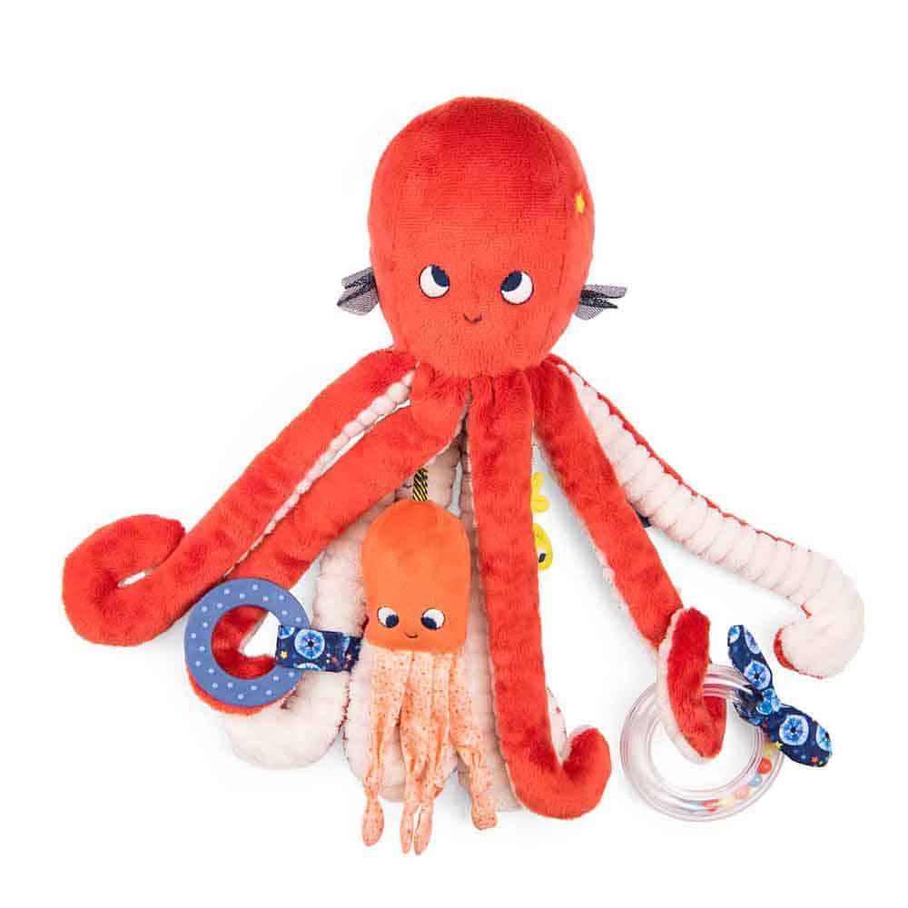 Moulin Roty Aktivitetstøjdyr Blæksprutte Paulie
