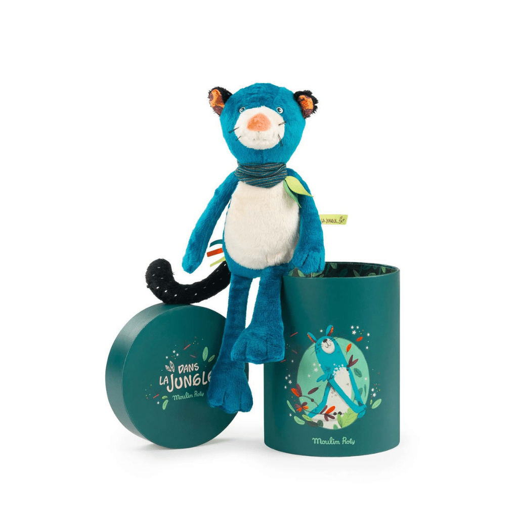 Moulin Roty Tøjdyr Panteren Zimba 32 Cm Dans La Jungle