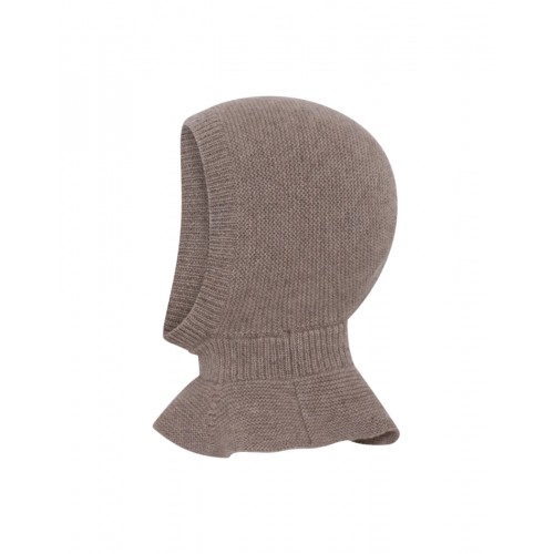 Mp Cassidy Balaclava 70 Uld 30 Cashmere Oeko-texâ Light Brown Melange 45
