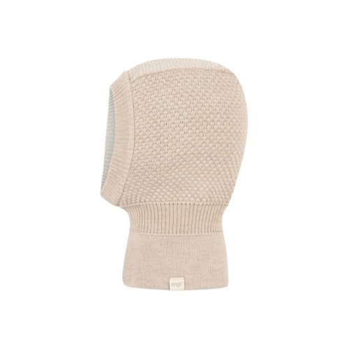 Mp Oslo Balaclava  100  Uld   Bomuldsfor  Oeko-texâ  Beige Melange 47