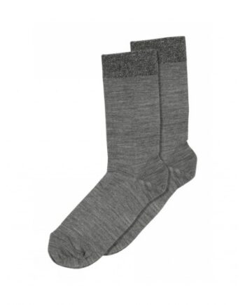 Mp Strømper  Glimmer Strømper Til Dame   Uld Silke 37 39 Medium Grey
