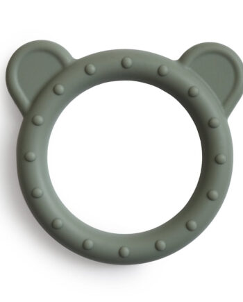 Mushie Teether Bear- Dried Thyme