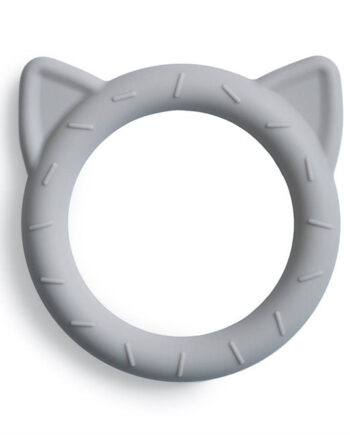 Mushie Teether Cat Stone