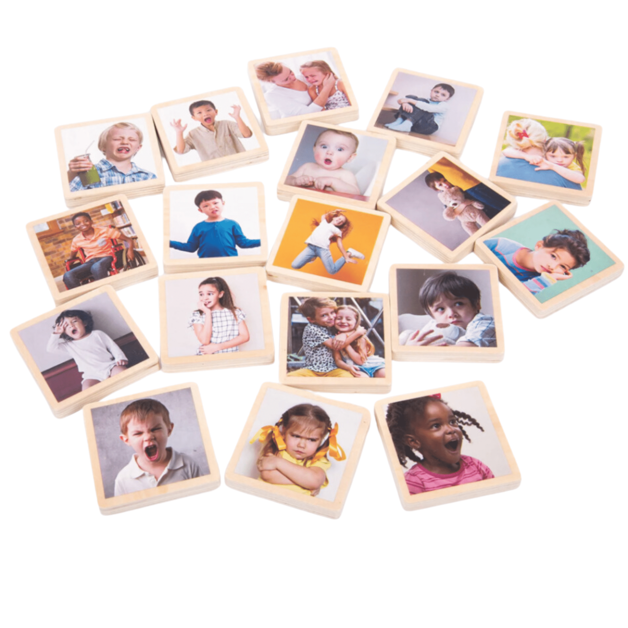 My Emotions Wooden Tiles Tickit