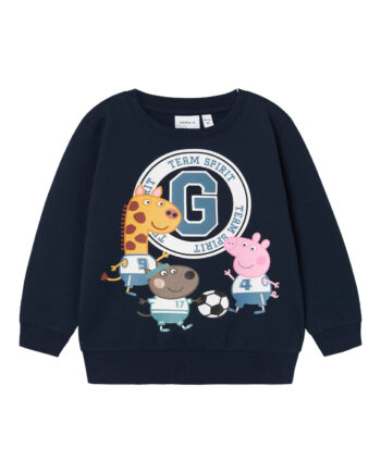 Name It Murphy Gurli Gris Sweat Shirt Dark Sapphire 86 Cm