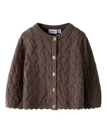 Name It Najsa Knit Cardigan Peppercorn 50 Cm