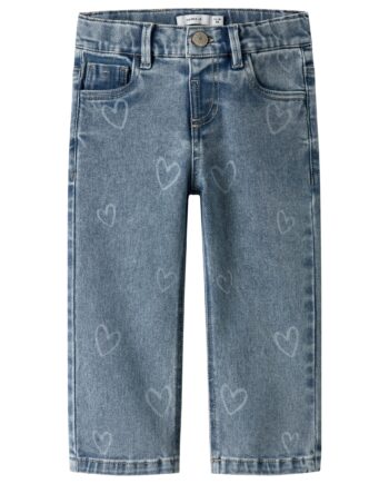 Name It Rose Straight Laser Jeans Medium Blue Denim 92 Cm