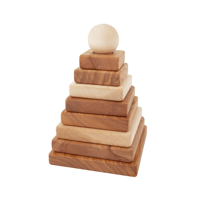 Natural Pyramid Stabletårn Wooden Story