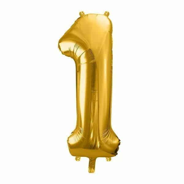 Partydeco Tal Ballon Guld